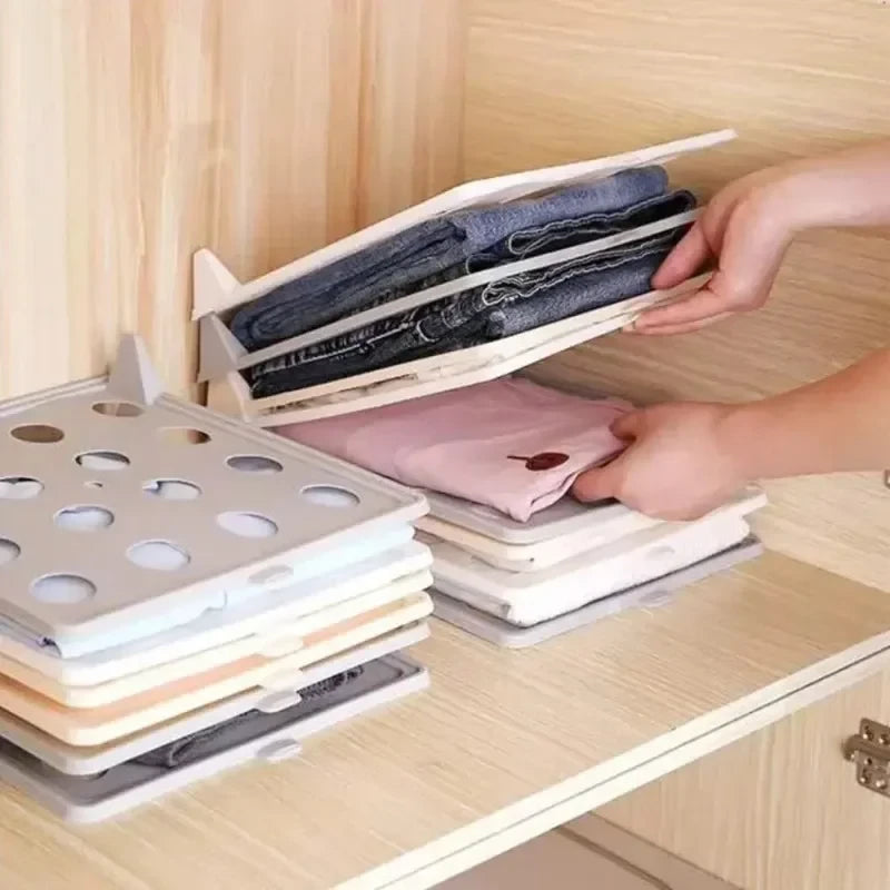 Stackable Closet Clothing Organizers