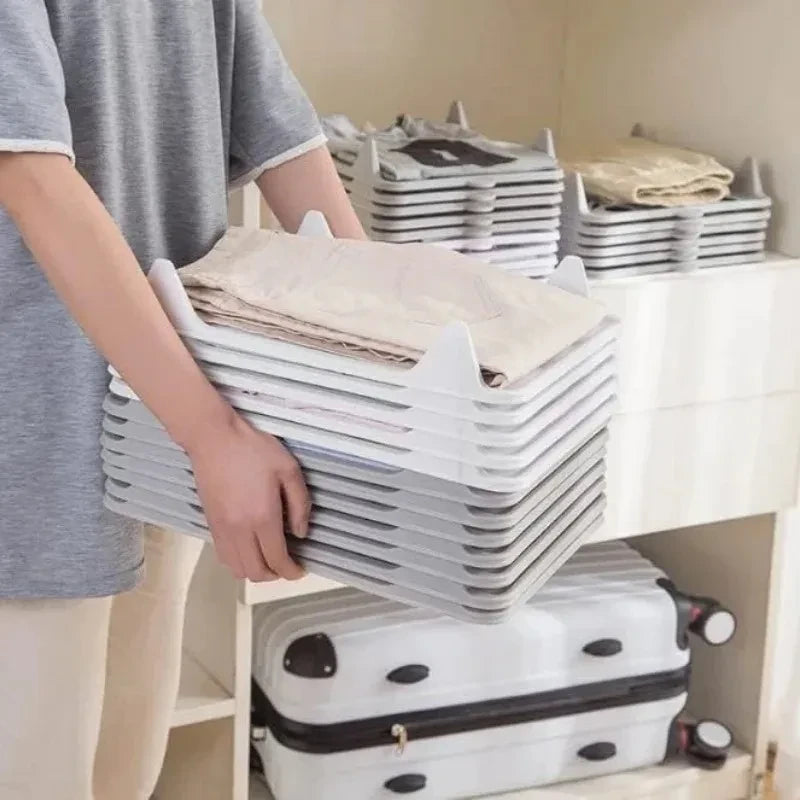 Stackable Closet Clothing Organizers